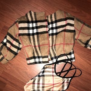 Kids Burberry Jacket and Swimsuit